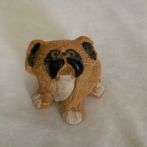 VTG 1995 Artesania Rinconada BOXER PUP PUPPY DOG Small Figurine Signed Uruguay